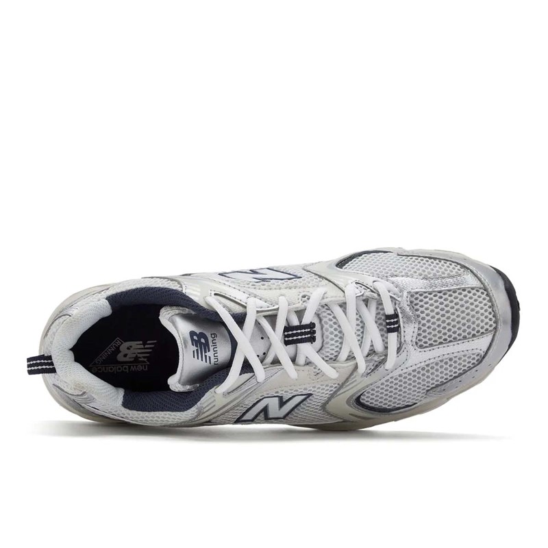 ZAPATILLAS URBANAS UNISEX NEW BALANCE 530 GRIS/AZULES - 3
