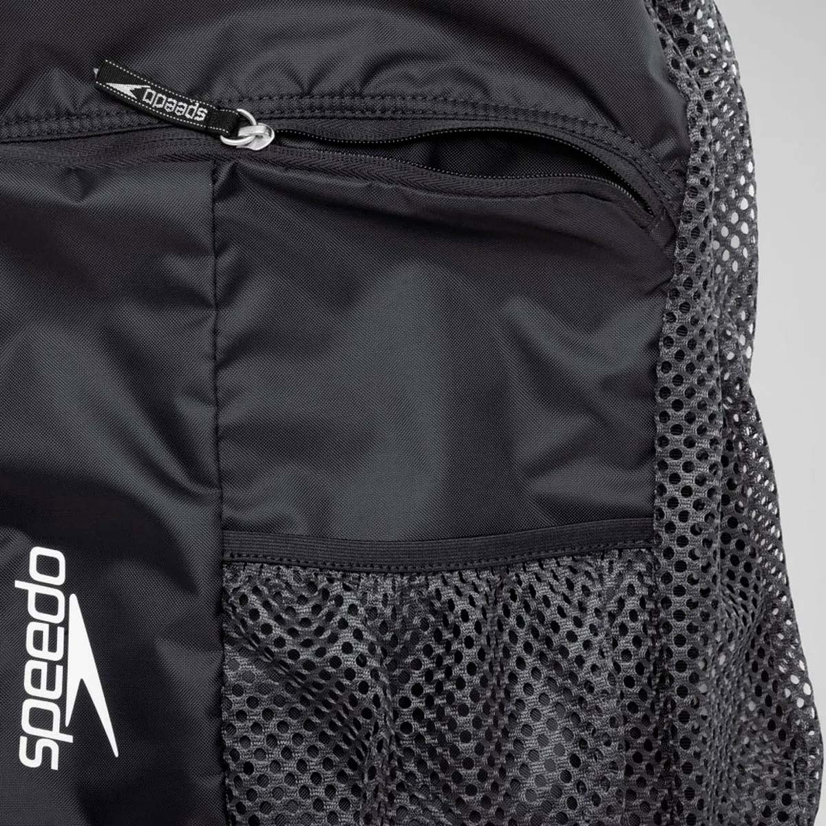 MOCHILA NATACION SPEEDO VENTILATOR DELUXE MESH BAG NEGRA - 3