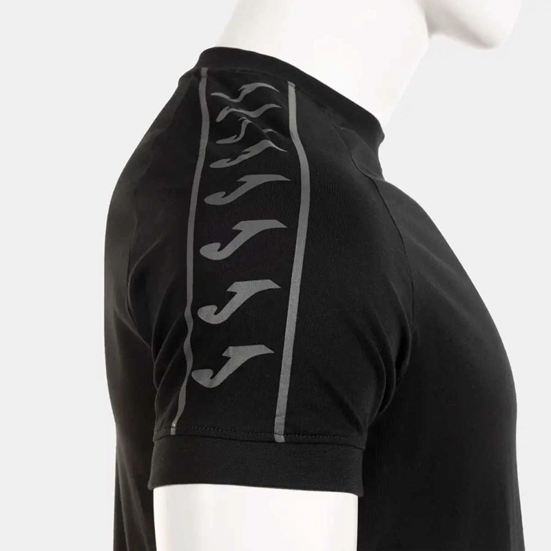 POLERA LIFESTYLE NIÑO JOMA ICONO STREET NEGRA - 5