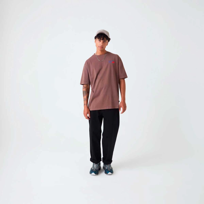 POLERA LIFESTYLE HOMBRE NEW BALANCE ATHLETICS PREMIUM CAFE - 5