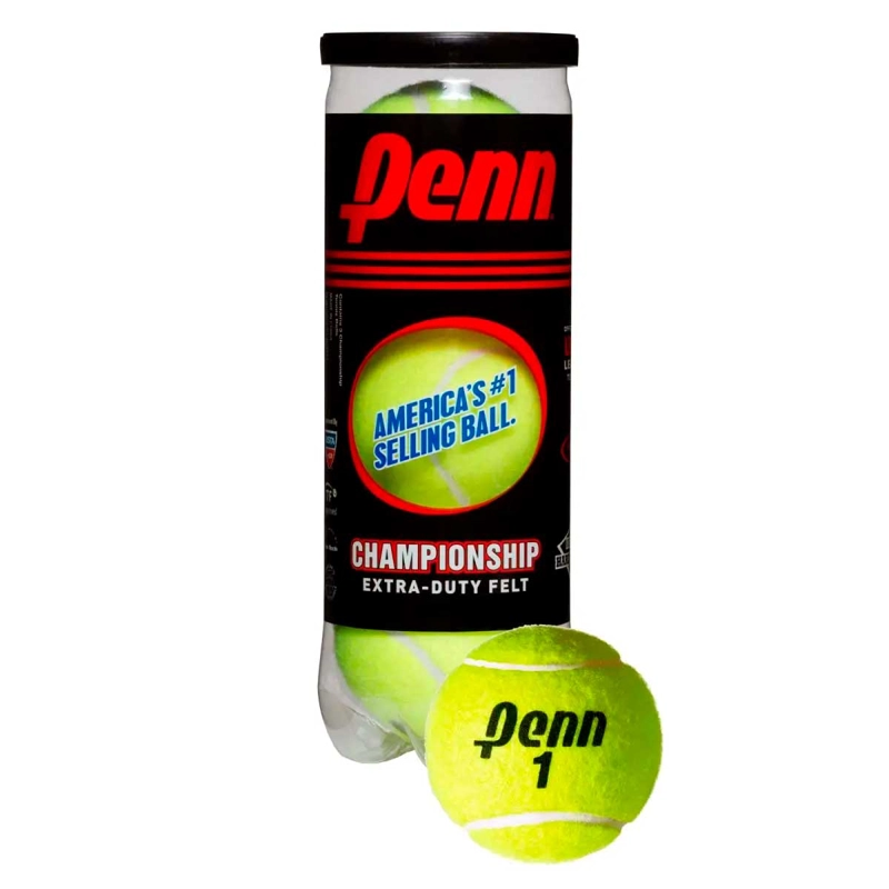 CAJA 24 TARROS DE PELOTAS TENIS PENN CHAMPIONSHIP AMARILLA - 3
