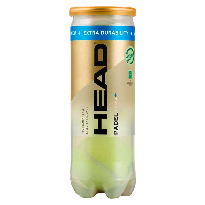CAJA 24 TARROS DE PELOTAS PADEL HEAD PRO S+ 3B - 2