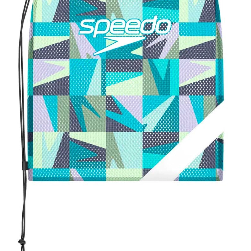 GYMSACK NATACION UNISEX SPEEDO XL TEAM MESH BAG VERDE - 3
