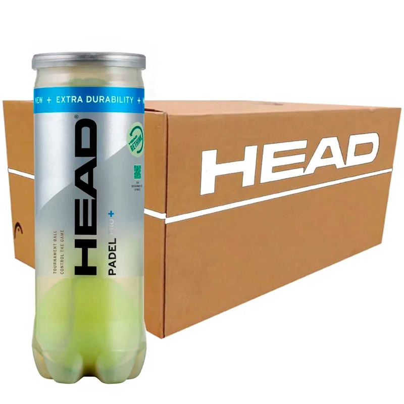 CAJA 24 TARROS DE PELOTAS PADEL HEAD PRO + 3B - 1