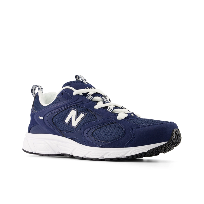 ZAPATILLAS URBANAS UNISEX NEW BALANCE 408 AZULES/BLANCA - 3