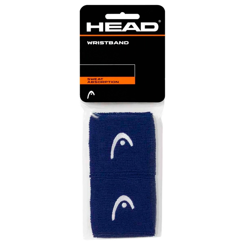 MUÑEQUERA TENIS HEAD WRISTBAND 2.5' AZUL MARINO - 3