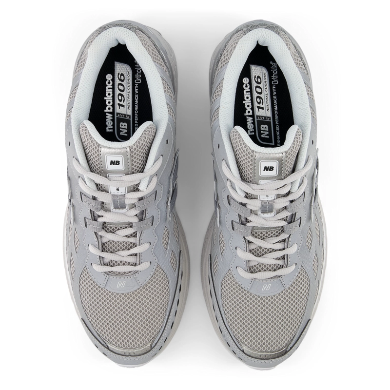 ZAPATILLAS URBANAS HOMBRE NEW BALANCE 1906 W GRIS/BLANCAS - 3