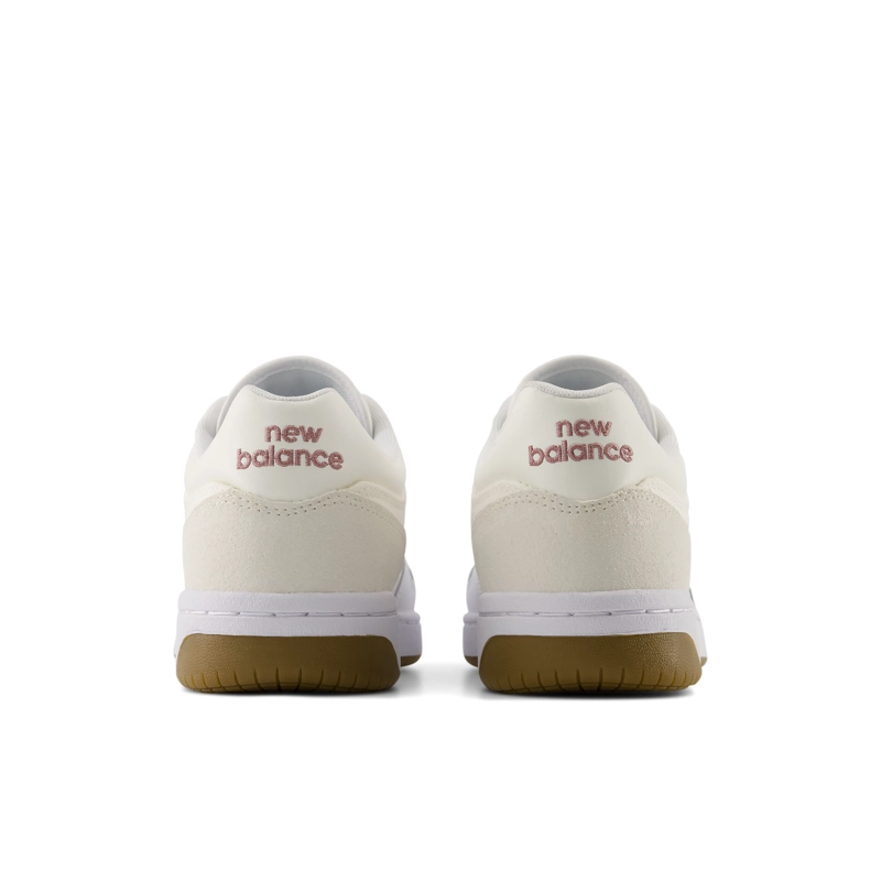 ZAPATILLAS URBANAS UNISEX NEW BALANCE 480 LOW BLANCAS/ROJA - 6