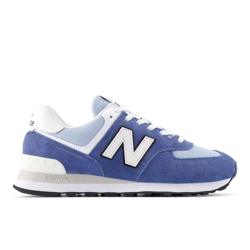ZAPATILLAS URBANAS UNISEX NEW BALANCE 574 AZUL OSCURO/BLANCA - 1