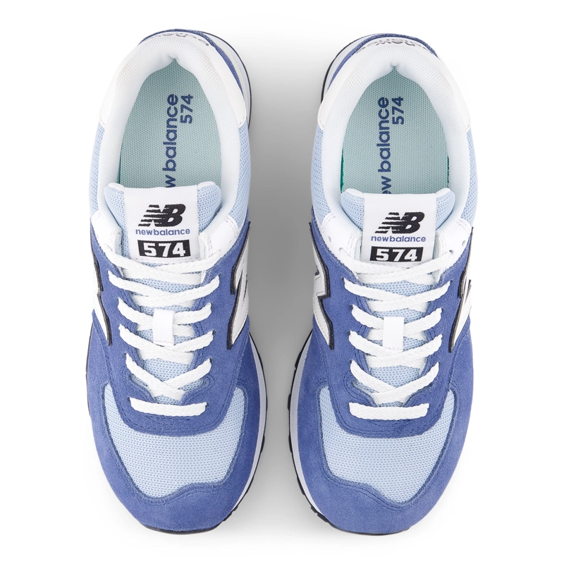 ZAPATILLAS URBANAS UNISEX NEW BALANCE 574 AZUL OSCURO/BLANCA - 3