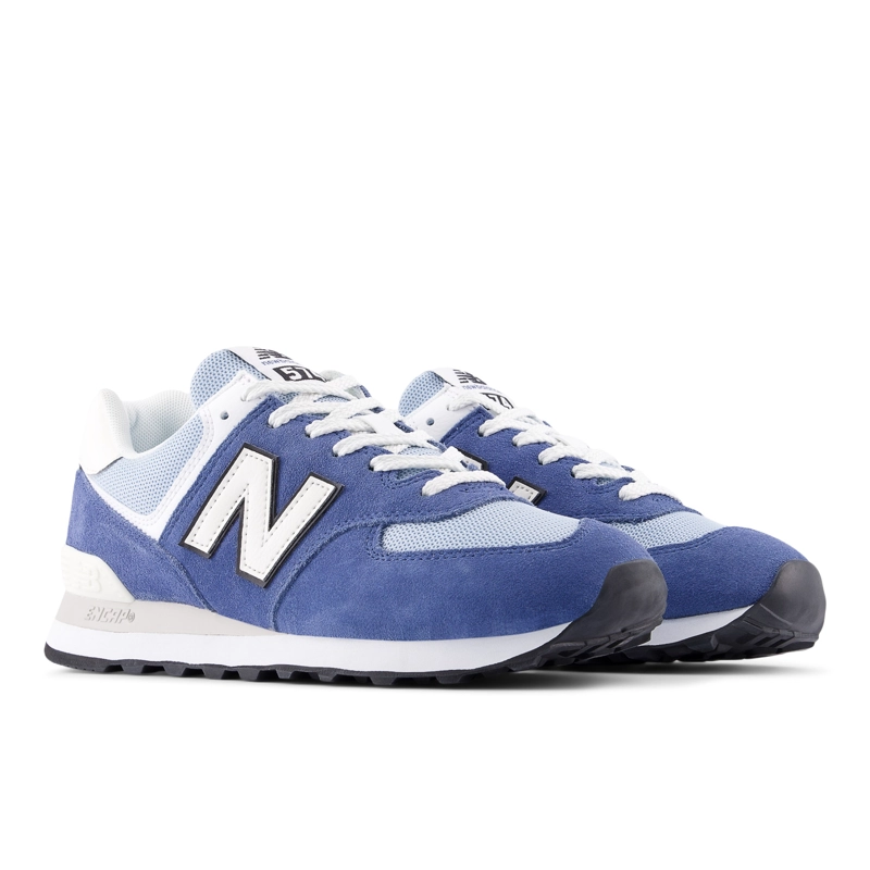 ZAPATILLAS URBANAS UNISEX NEW BALANCE 574 AZUL OSCURO/BLANCA - 4