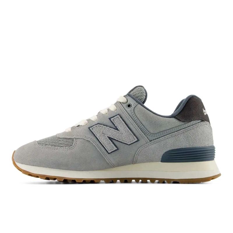 ZAPATILLAS URBANAS UNISEX NEW BALANCE 574 GRISES/BEIGE - 2