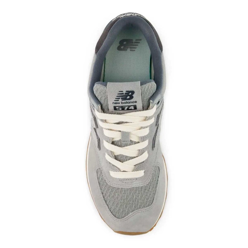 ZAPATILLAS URBANAS UNISEX NEW BALANCE 574 GRISES/BEIGE - 3