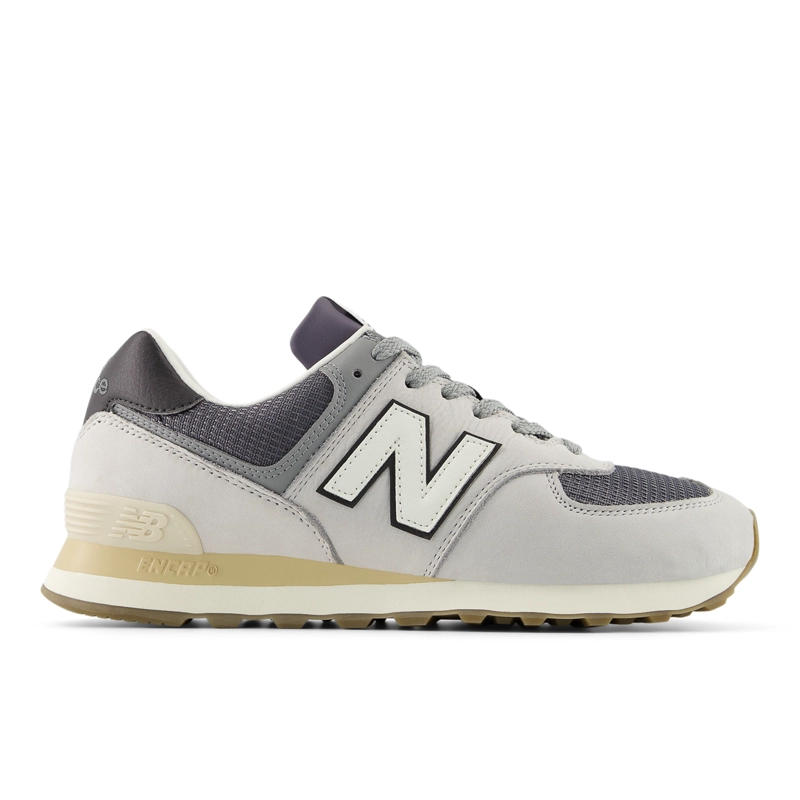 ZAPATILLAS URBANAS UNISEX NEW BALANCE 574 BEIGE/GRISES - 1