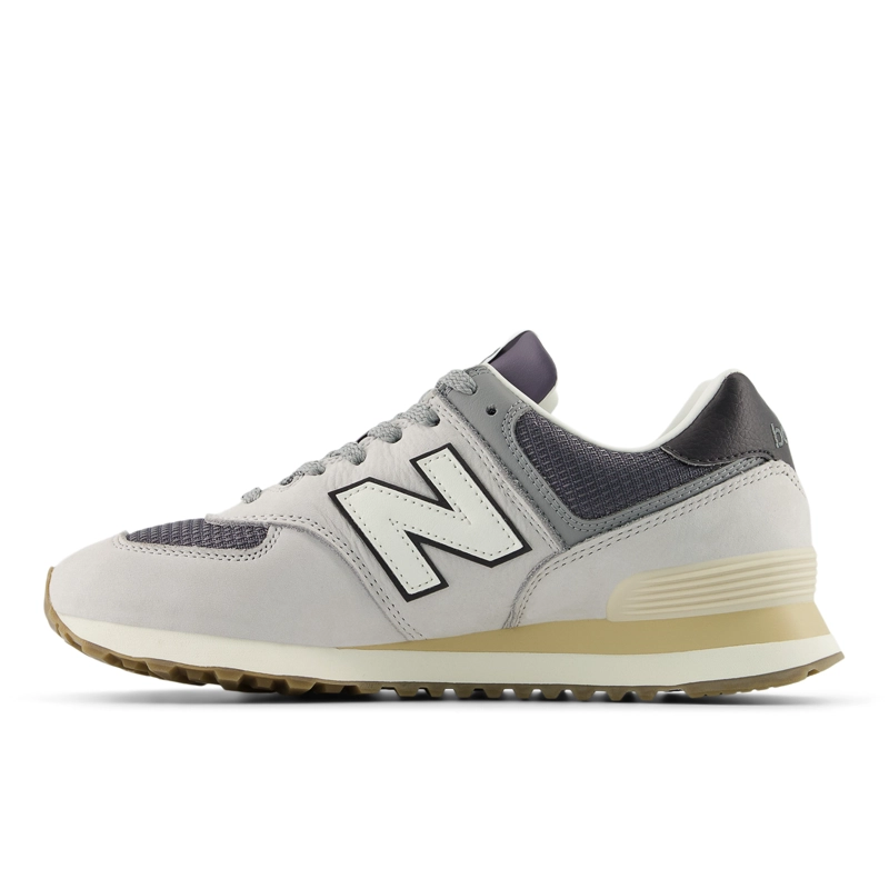 ZAPATILLAS URBANAS UNISEX NEW BALANCE 574 BEIGE/GRISES - 2