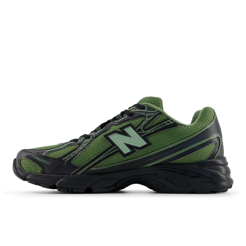 ZAPATILLAS URBANAS UNISEX NEW BALANCE 740 VERDE/NEGRAS - 2