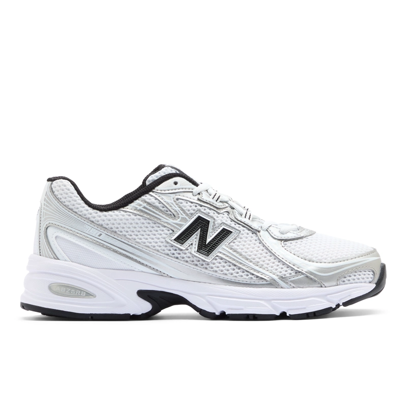 ZAPATILLAS URBANAS UNISEX NEW BALANCE 740 BLANCA/GRIS/NEGRA - 1