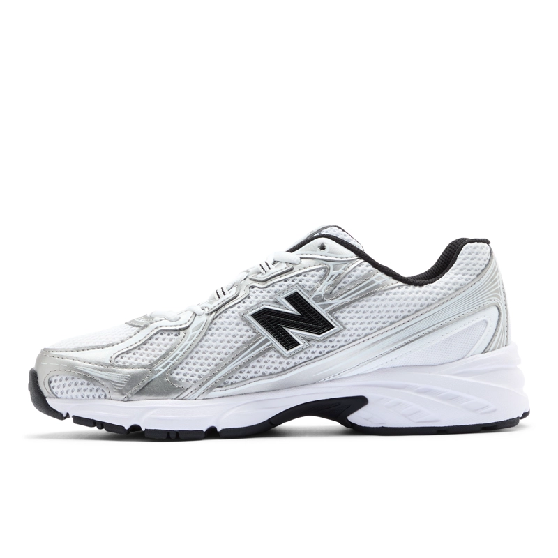 ZAPATILLAS URBANAS UNISEX NEW BALANCE 740 BLANCA/GRIS/NEGRA - 2