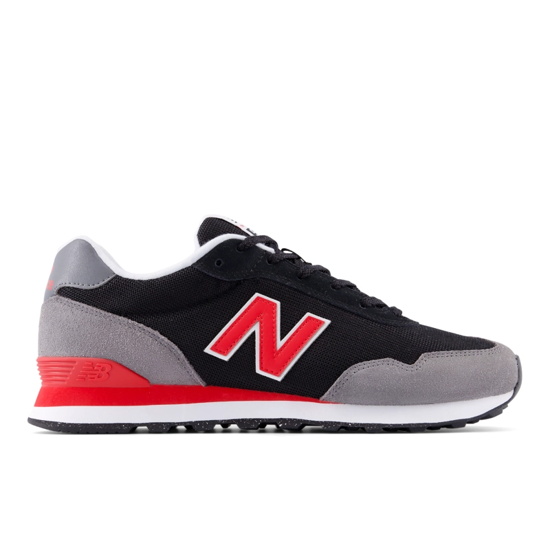ZAPATILLAS URBANAS HOMBRE NEW BALANCE 515 NEGRO/GRIS/ROJO - 1