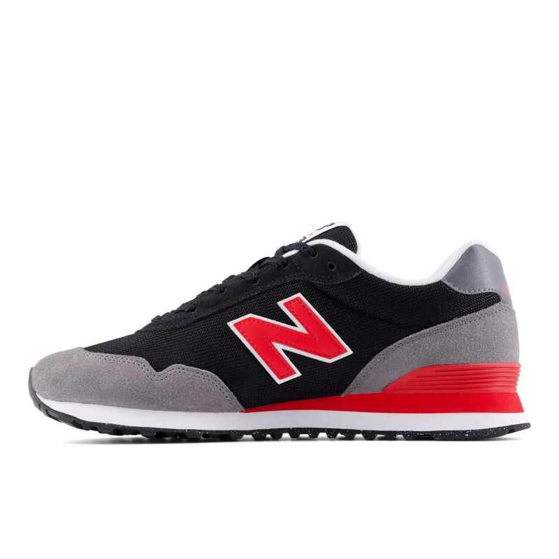 ZAPATILLAS URBANAS HOMBRE NEW BALANCE 515 NEGRO/GRIS/ROJO - 2