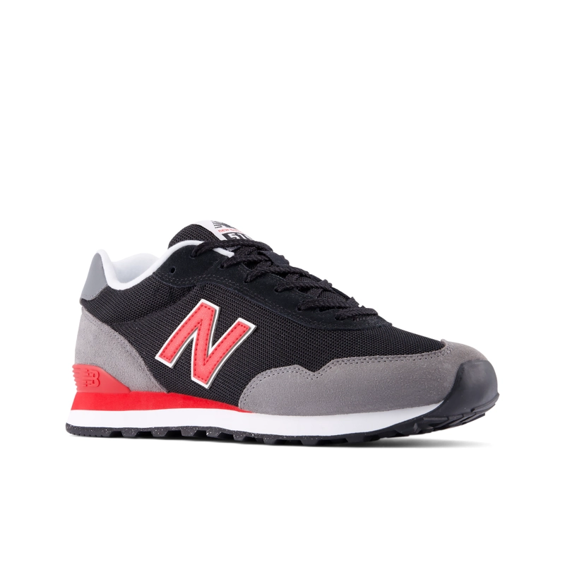 ZAPATILLAS URBANAS HOMBRE NEW BALANCE 515 NEGRO/GRIS/ROJO - 4