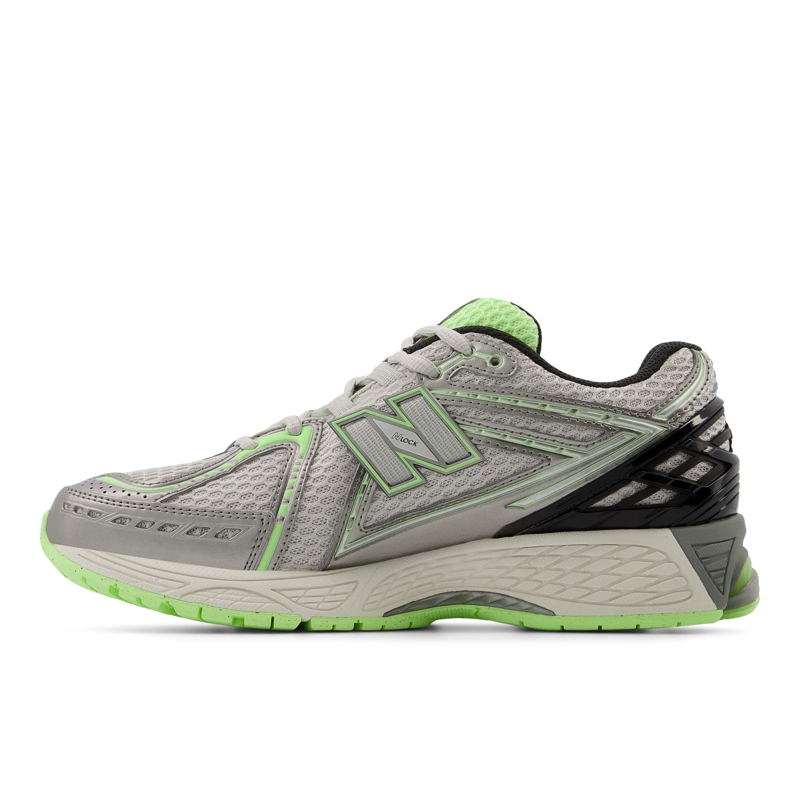 ZAPATILLAS URBANAS UNISEX NEW BALANCE 1906 R GRIS/VERDES - 2