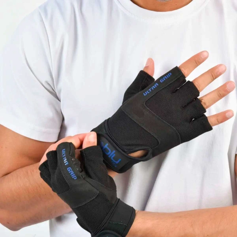 GUANTES PARA PESAS HOMBRE BLU FIT AZUL - 3