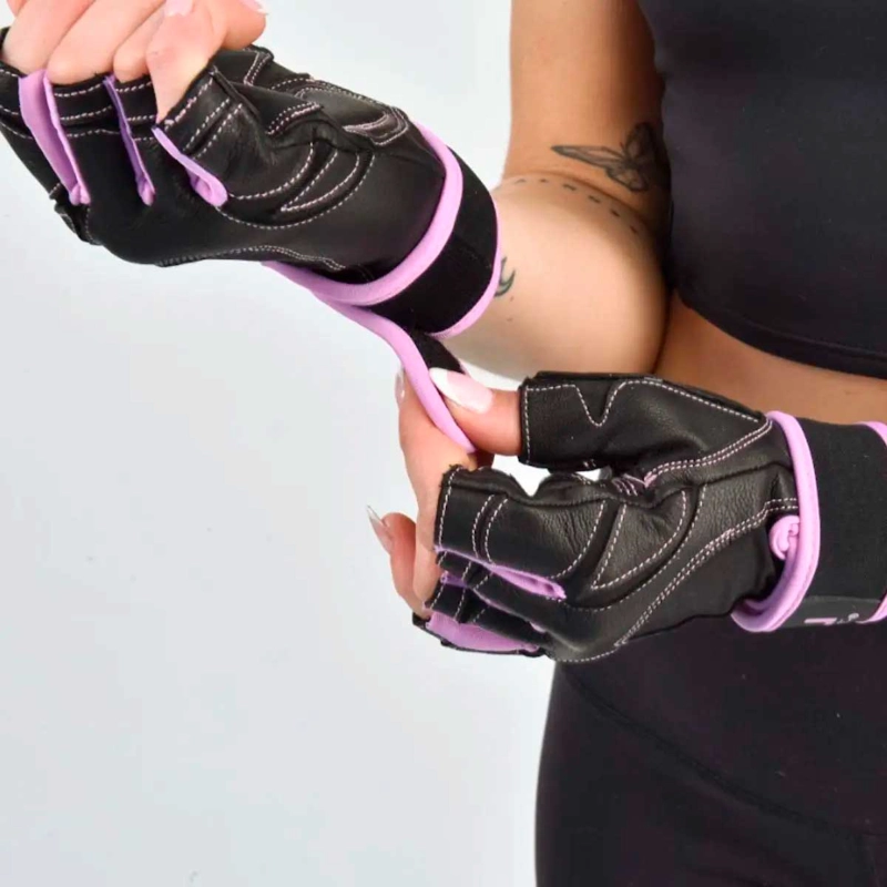 GUANTES PARA PESAS MUJER BLU FIT ROSADOS - 2
