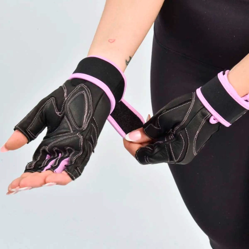 GUANTES PARA PESAS MUJER BLU FIT ROSADOS - 3