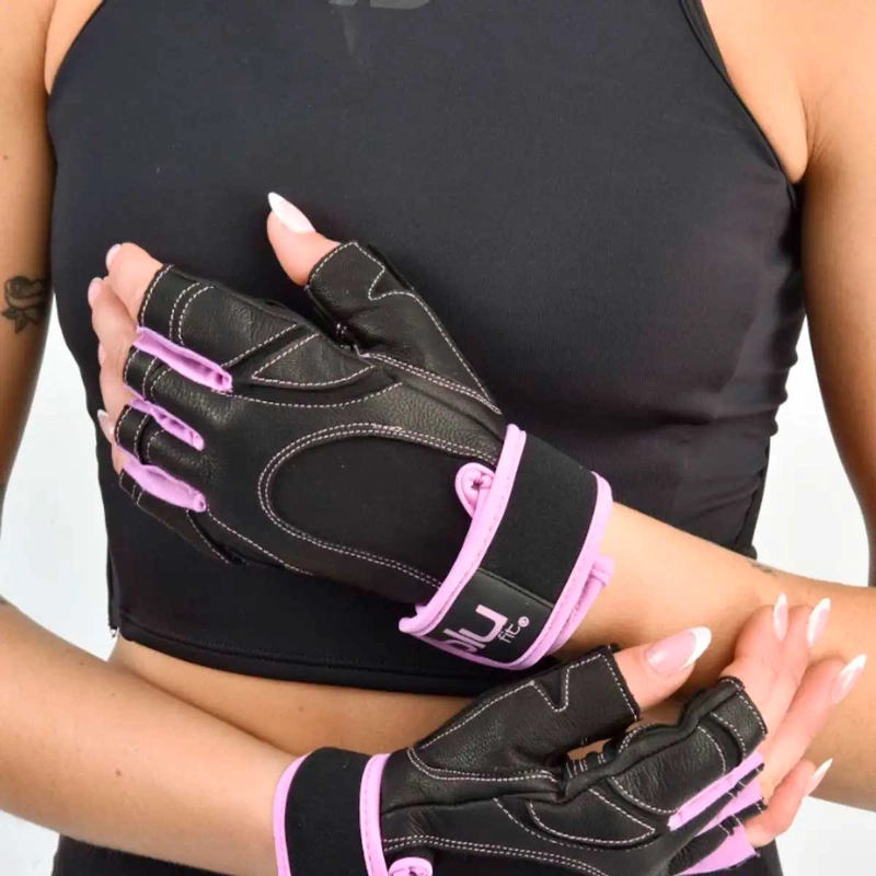 GUANTES PARA PESAS MUJER BLU FIT ROSADOS - 4