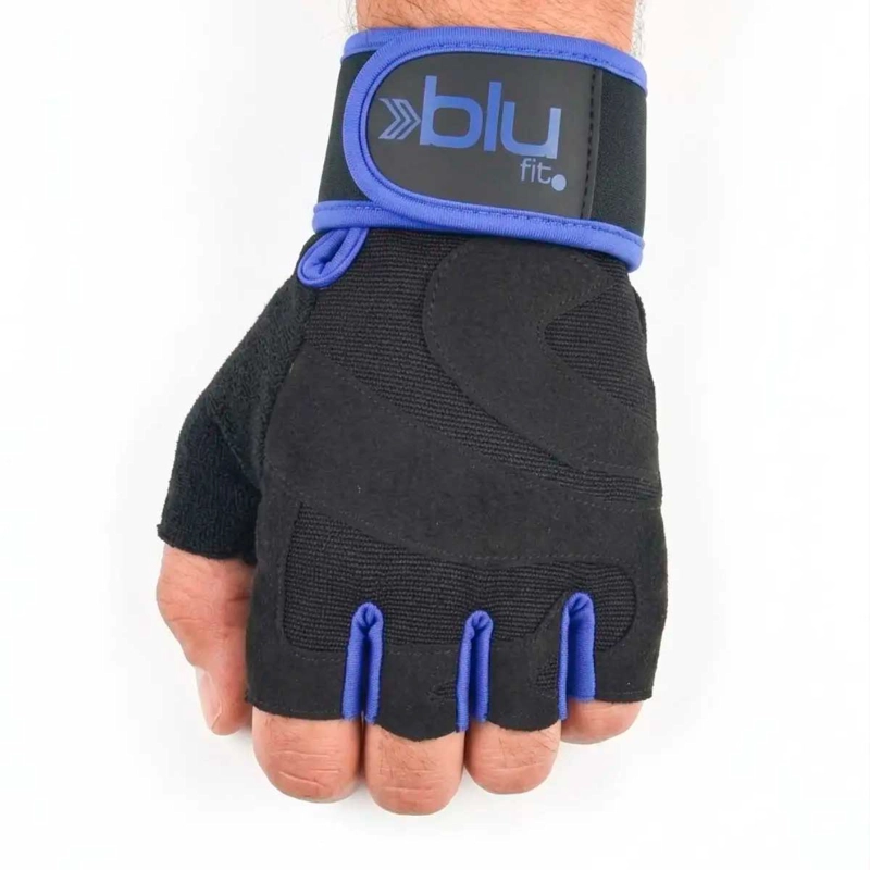 GUANTES PARA PESAS HOMBRE BLU FIT WW AZUL - 4