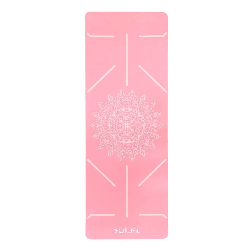 MAT YOGA BLU FIT TPE 4MM ROSADO - 2
