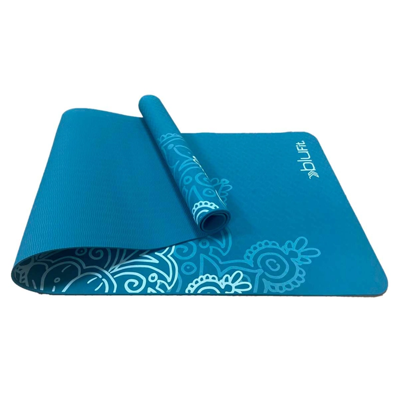 MAT YOGA BLU FIT TPE 4MM AZUL - 2