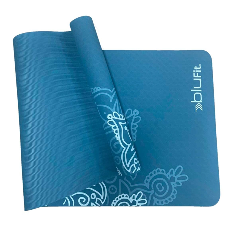 MAT YOGA BLU FIT TPE 4MM AZUL - 4