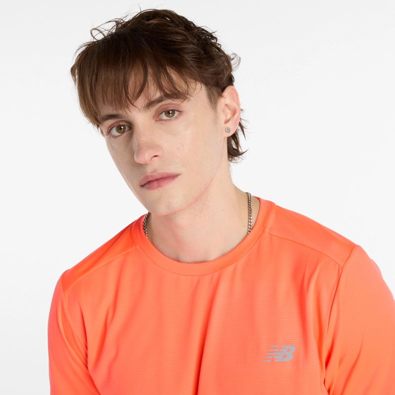 POLERA RUNNING HOMBRE NEW BALANCE SPORT ESSENTIALS ROJO - 3