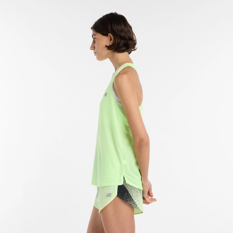 POLERA RUNNING MUJER NEW BALANCE RC ESSENTIAL TANK AMARILLA - 5
