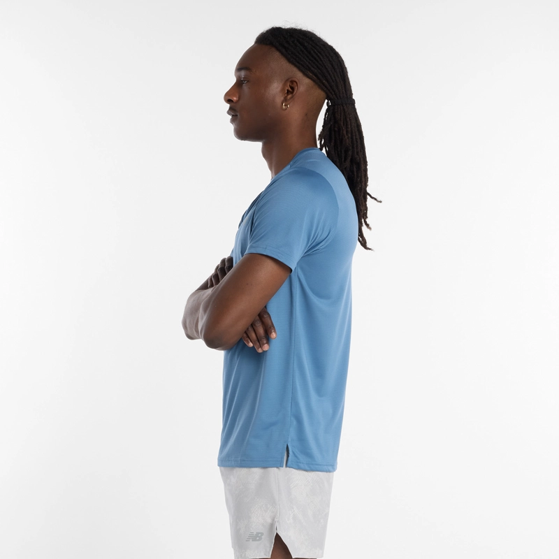 POLERA RUNNING HOMBRE NEW BALANCE SPORT ESSENTIALS AZUL - 6