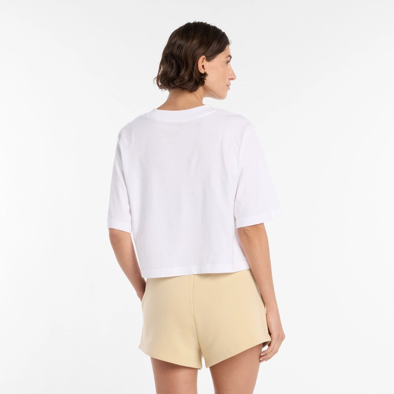 POLERA LIFESTYLE MUJER NEW BALANCE REIMAGINED RELAXED BLANCA - 2