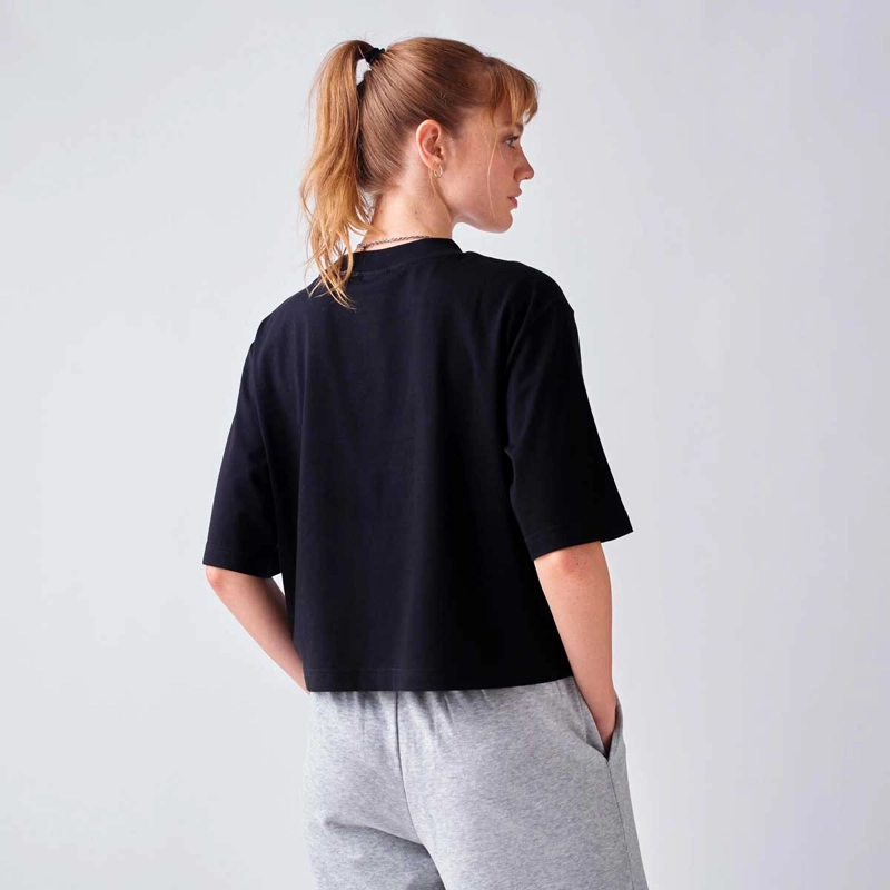 POLERA LIFESTYLE MUJER NEW BALANCE REIMAGINED RELAXED NEGRA - 2
