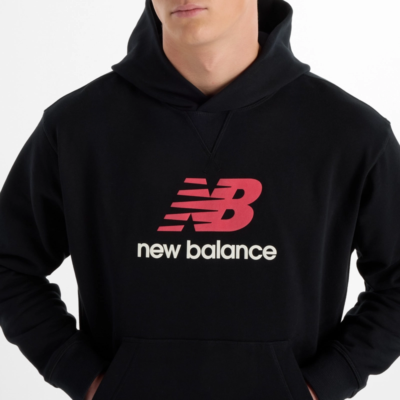 POLERON LIFESTYLE HOMBRE NEW BALANCE ATHLETICS FRENCH NEGRO - 3