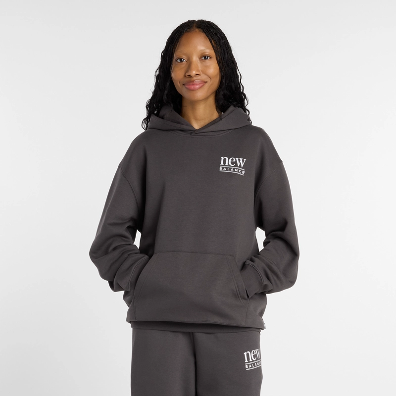 NEW BALANCE POLERON LIFESTYLE MUJER NEW BALANCE REIMAGINED FLEECE NEGRO