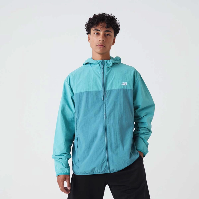 NEW BALANCE CHAQUETA RUNNING HOMBRE NEW BALANCE ATLETICS VERDE