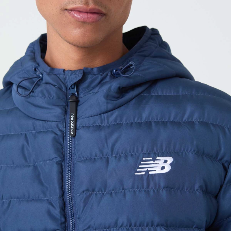 PARKA OUTDOOR HOMBRE NEW BALANCE SPORT ESSENTIALS HOODED - 4