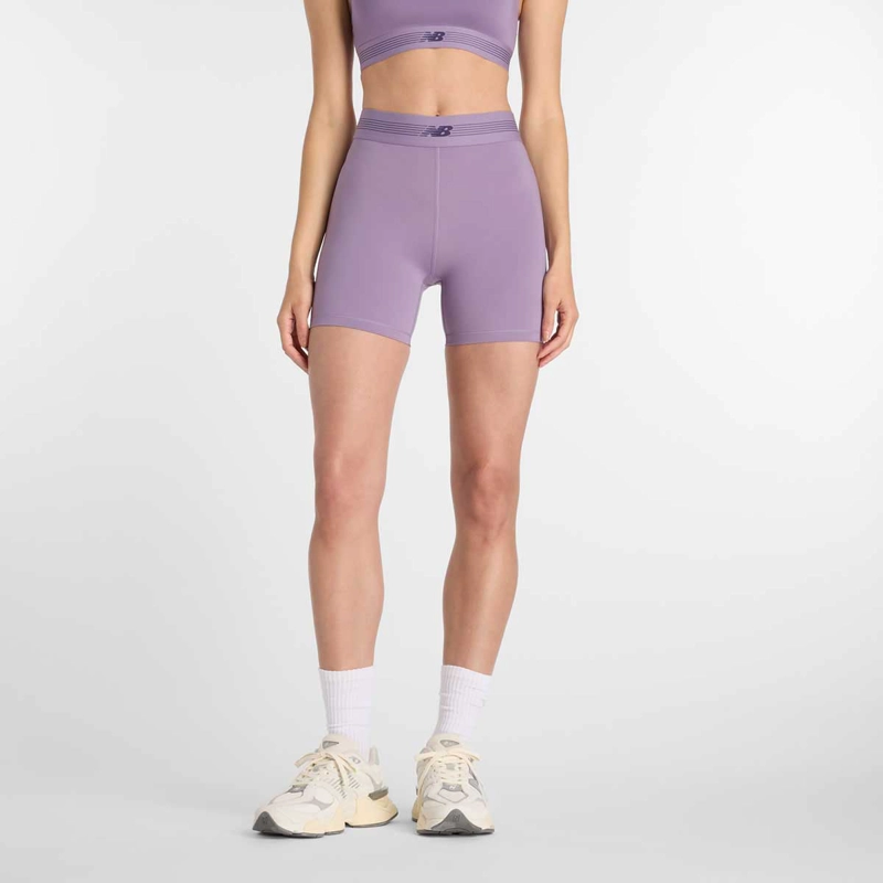 CALZA CORTA RUNNING MUJER NEW BALANCE AC FITTED SHORT 5 - 1