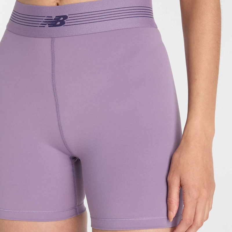 CALZA CORTA RUNNING MUJER NEW BALANCE AC FITTED SHORT 5 - 4