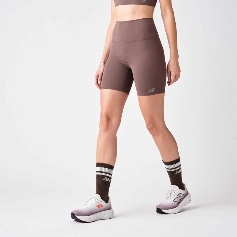 CALZA CORTA RUNNING MUJER NEW BALANCE HARMONY HIGH RISE 6 - 3