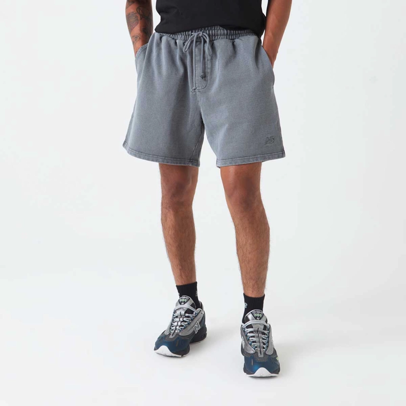 NEW BALANCE SHORT LIFESTYLE HOMBRE NEW BALANCE ATHLETICS SHORT 7' GRIS