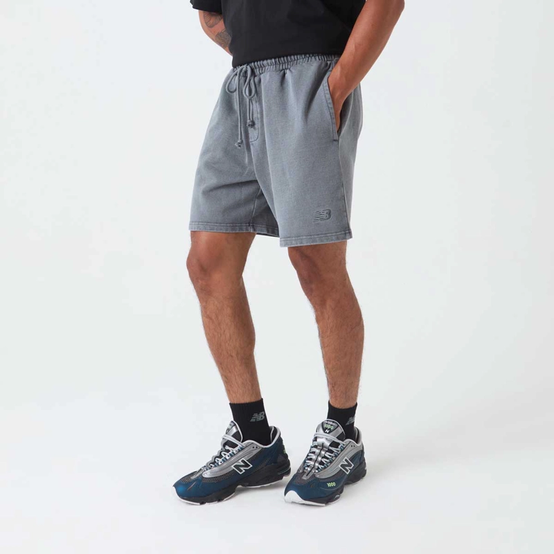SHORT LIFESTYLE HOMBRE NEW BALANCE ATHLETICS SHORT 7' GRIS - 3