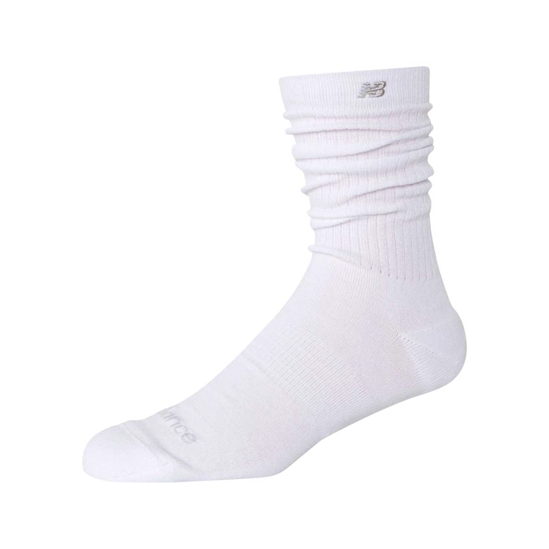 NEW BALANCE CALCETINES UNISEX NEW BALANCE ACTIVE SLOUCHY CREW BLANCO