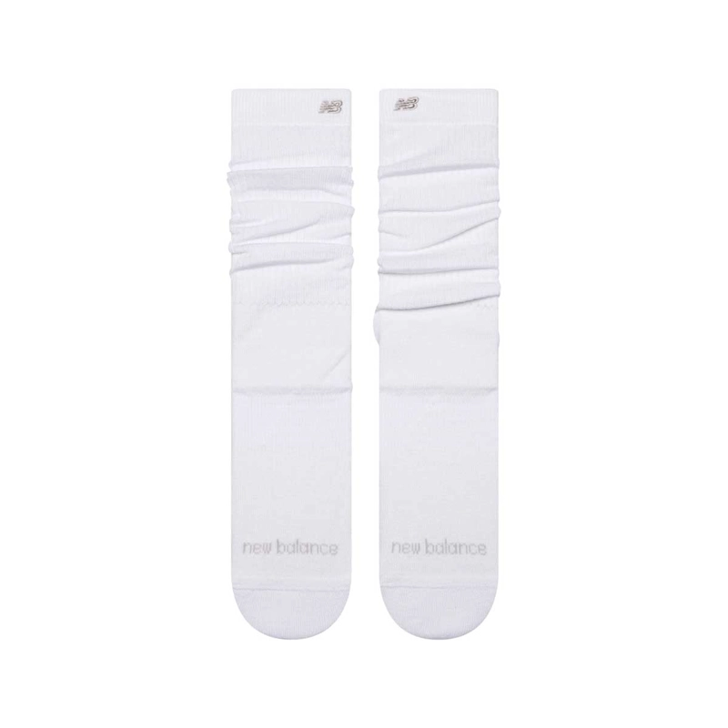 CALCETINES UNISEX NEW BALANCE ACTIVE SLOUCHY CREW BLANCO - 2